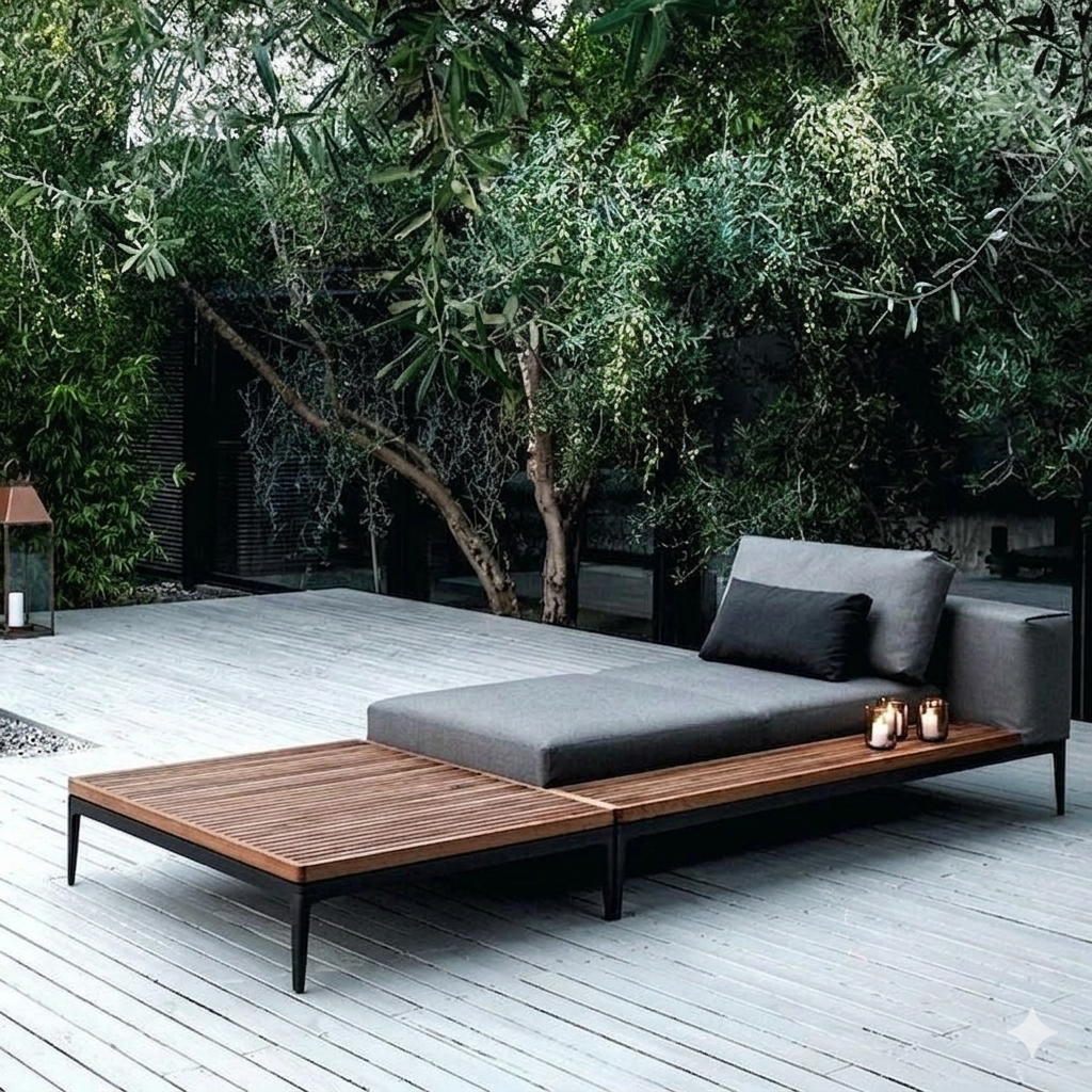 1 Seater Chaise Lounge - Görsel 3